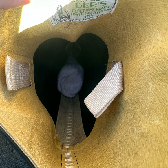 Black Leather Riding Boots - Picture 5 of 10